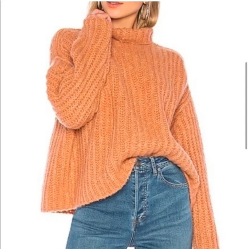 Free People Chunky Turtleneck Sweater